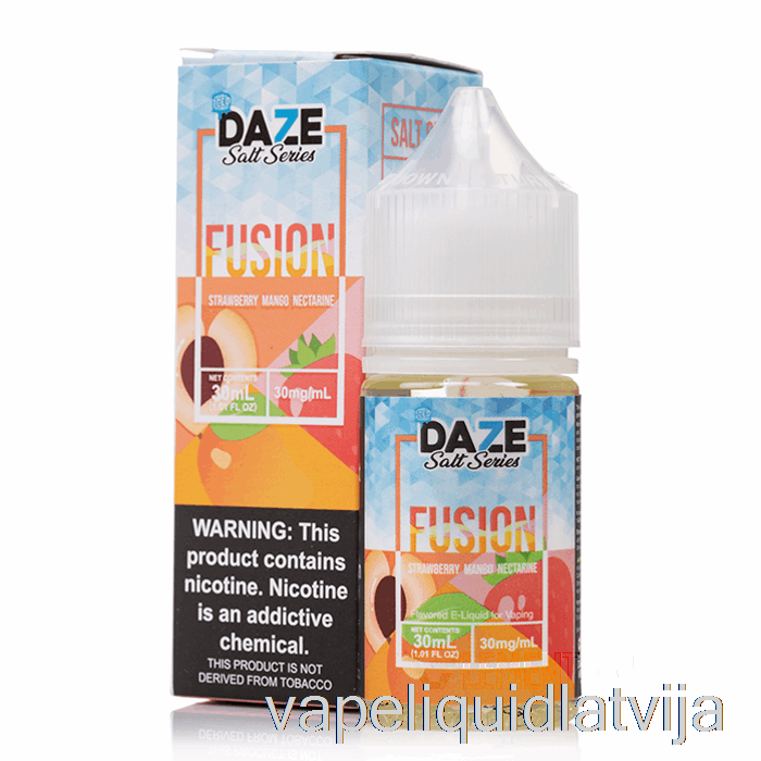 Ledus Zemeņu Mango Nektarīns - 7 Dusmas Sāls - 30ml 30mg Vape šķidrums